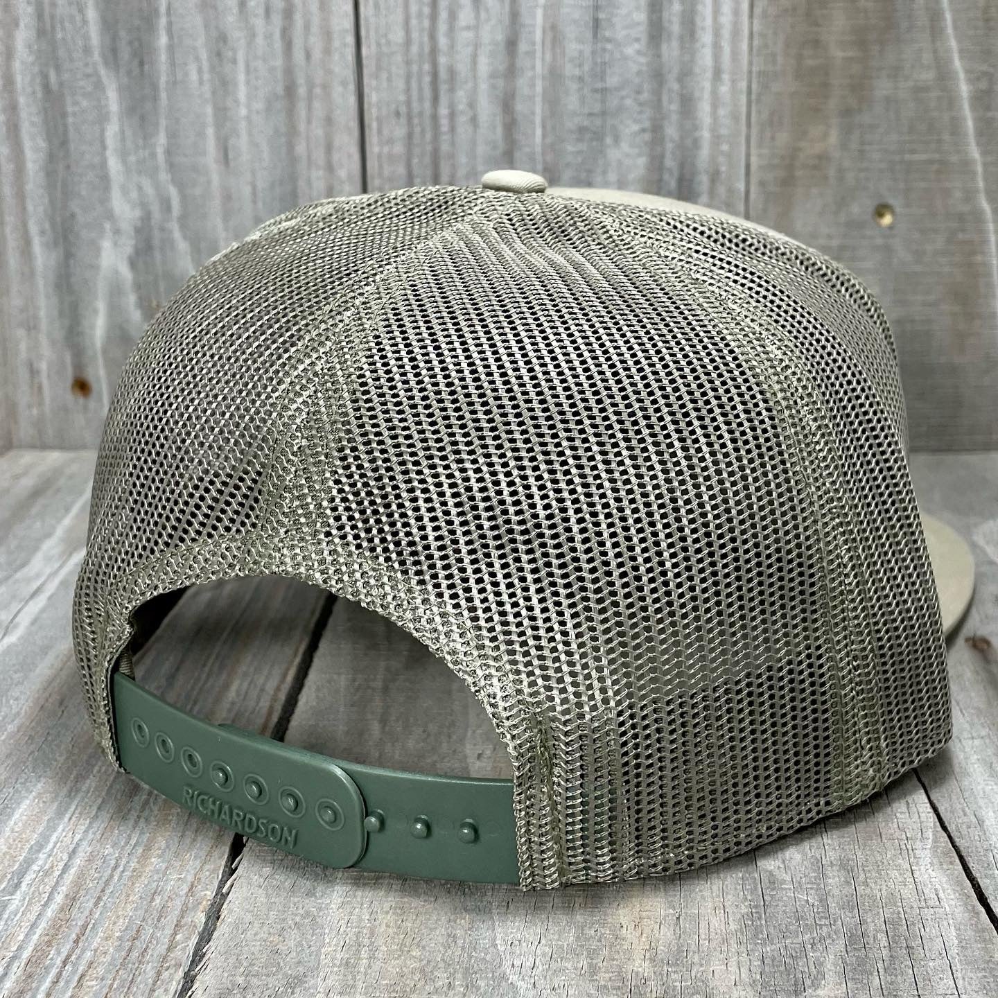 AF Waterfowl 3D Puff Duck Logo 7 Panel Trucker Loden - Loden - Image 3