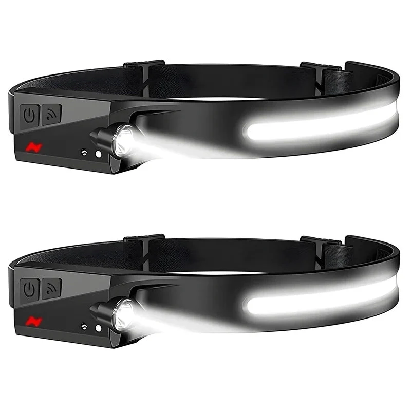 MUCITUP Headlamp USB Rechargeable LED  Waterproof, Motion Sensor Camping/Hiking Light - Image 12