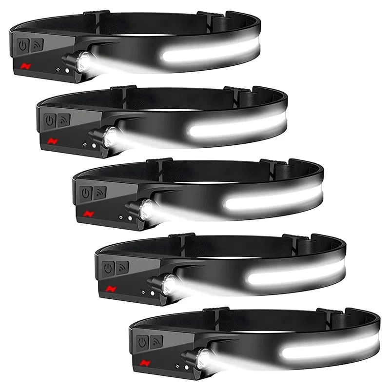 MUCITUP Headlamp USB Rechargeable LED  Waterproof, Motion Sensor Camping/Hiking Light - Image 14