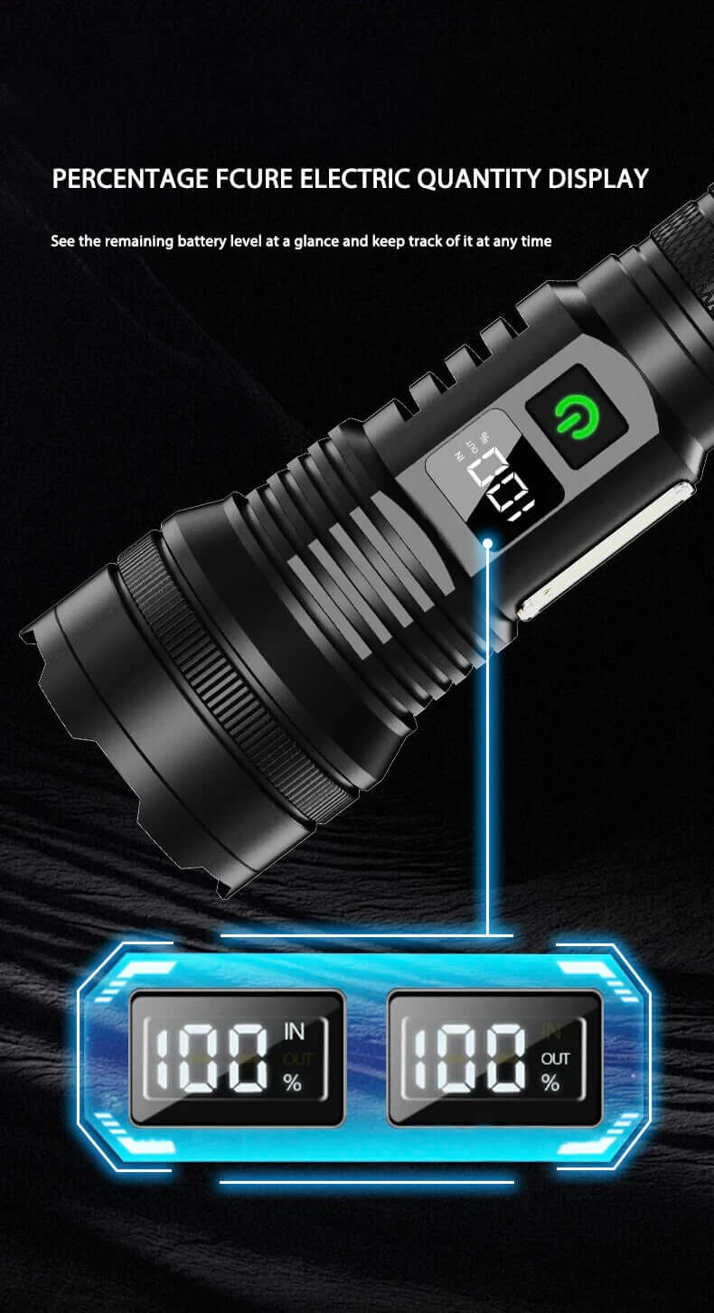 MUCITUP Muctac CHARGE Flashlight, 5000+ LMS, Zoomable, LED, USB, IP65, Aluminum Alloy - Image 10