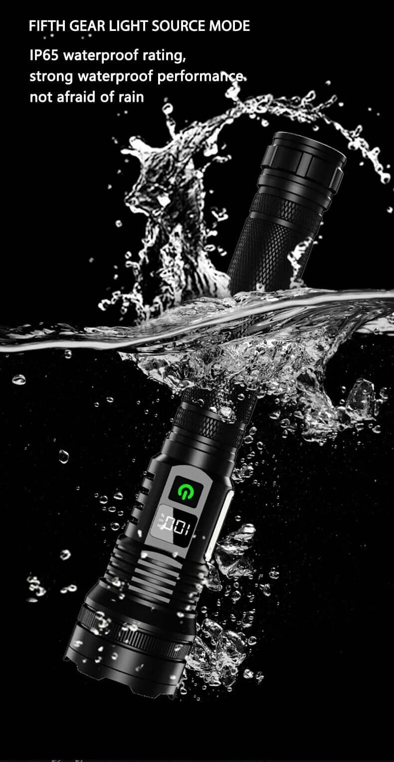 MUCITUP Muctac CHARGE Flashlight, 5000+ LMS, Zoomable, LED, USB, IP65, Aluminum Alloy - Image 12