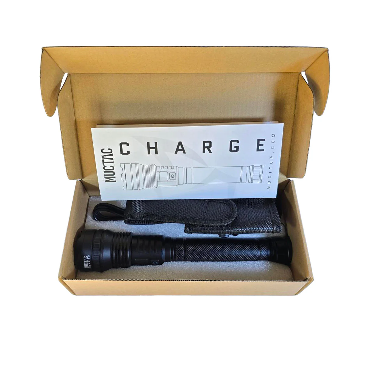 MUCITUP Muctac CHARGE Flashlight, 5000+ LMS, Zoomable, LED, USB, IP65, Aluminum Alloy - Image 15