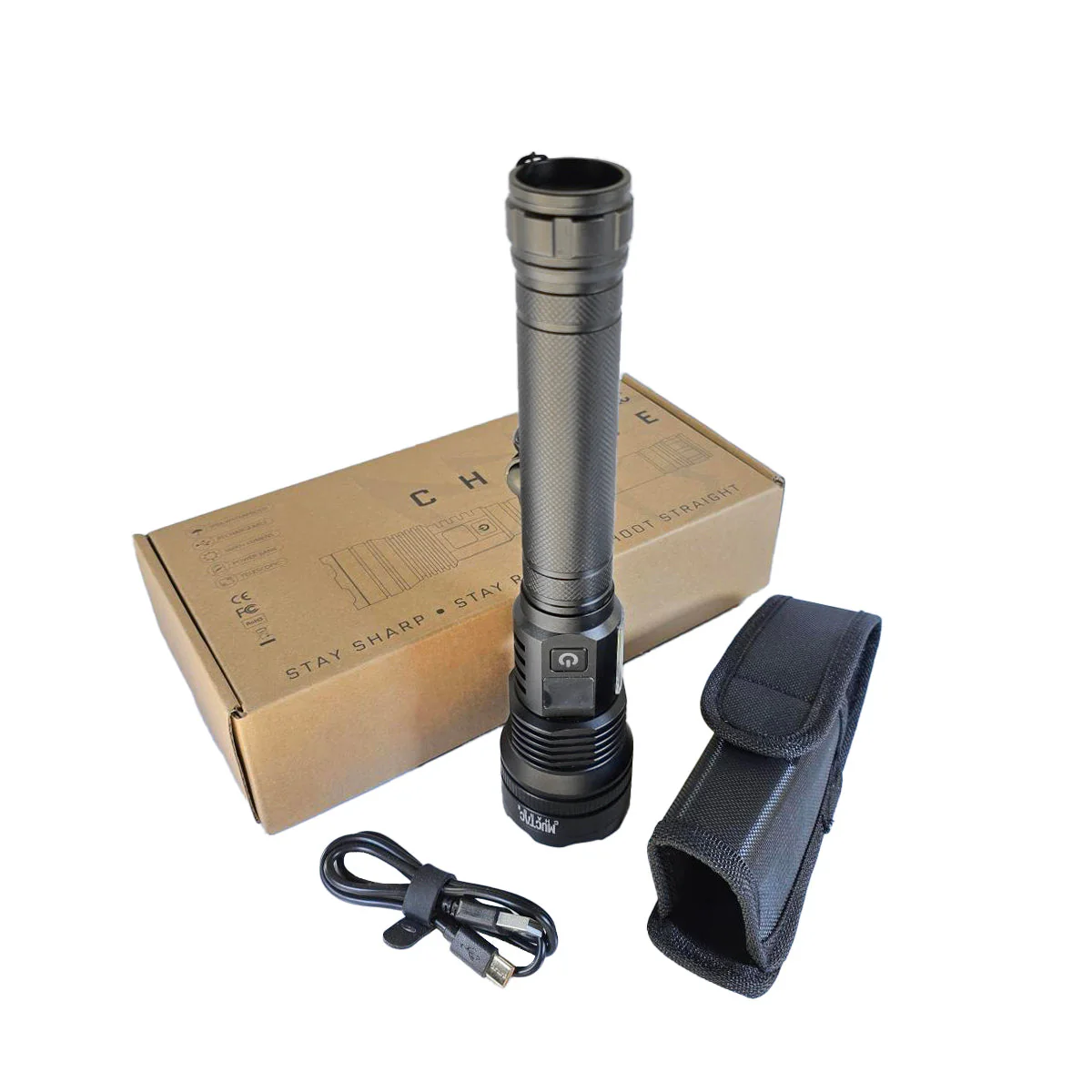MUCITUP Muctac CHARGE Flashlight, 5000+ LMS, Zoomable, LED, USB, IP65, Aluminum Alloy - Image 16