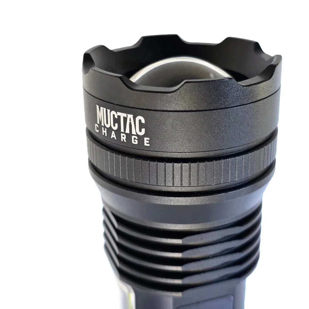 MUCITUP Muctac CHARGE Flashlight, 5000+ LMS, Zoomable, LED, USB, IP65, Aluminum Alloy - Image 3
