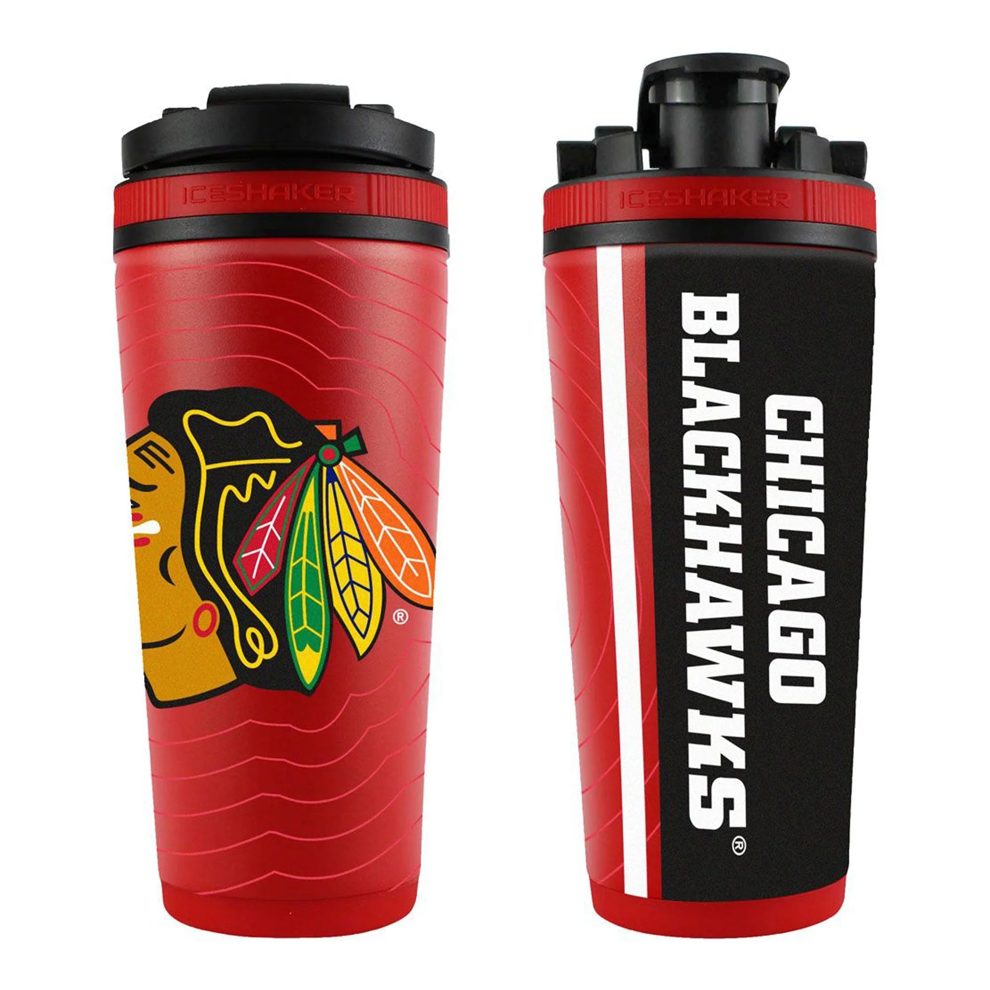 Officially Licensed Chicago Blackhawks 26oz Ice Shaker - Image 3
