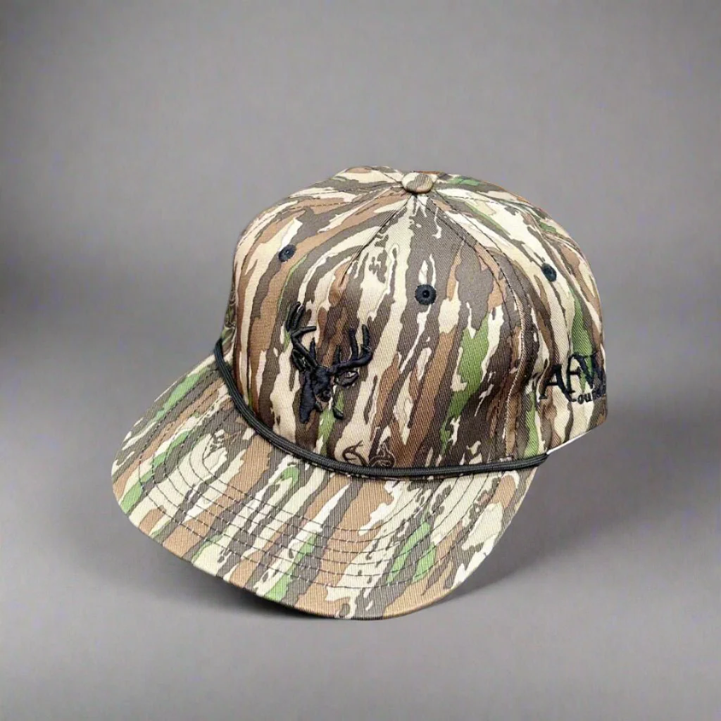 American Flyway Waterfowl Old Rope Hat Realtree Original w- Buck Design - Image 7