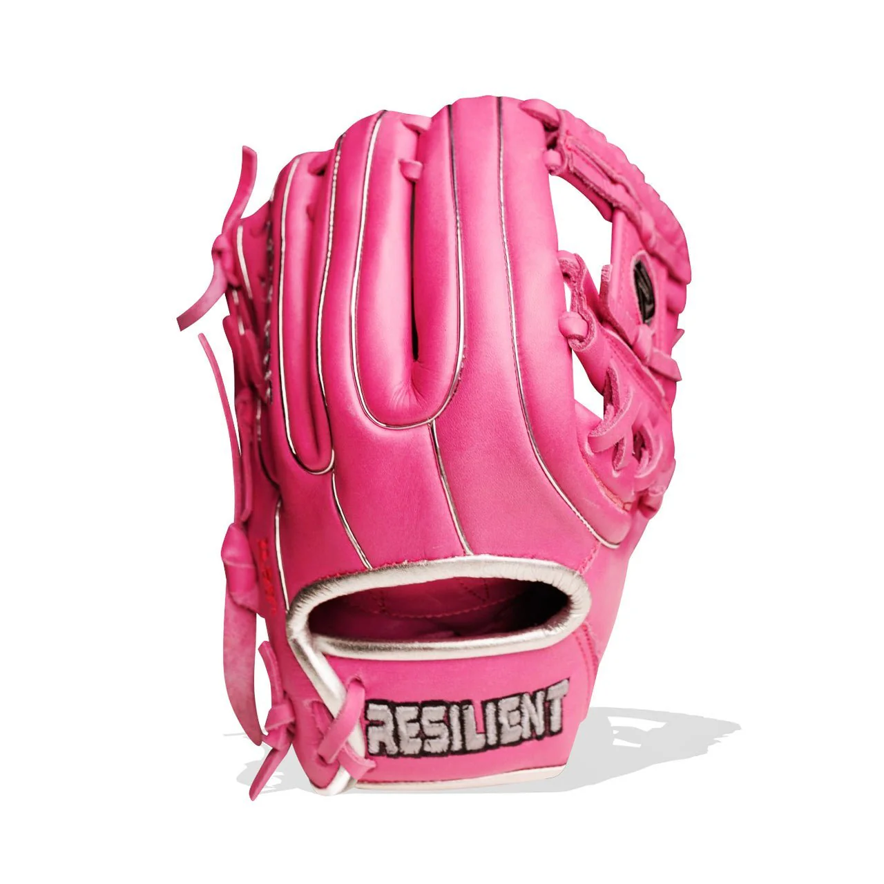 Resilient SFBL Relic MXT Series - Hot Pink & Silver Baseball Glove - Image 3