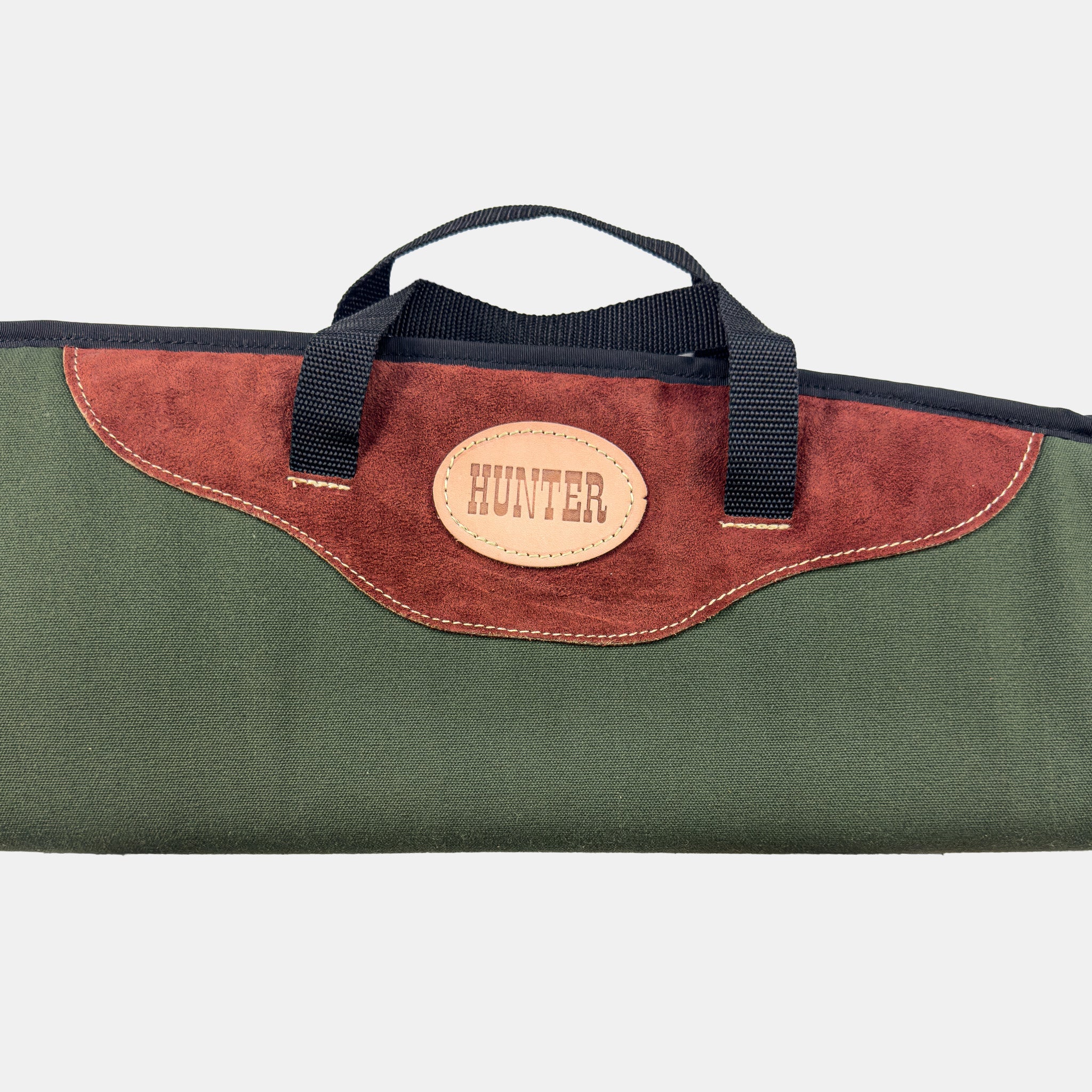 Hunter Suede & Canvas Long Gun Case - Image 11