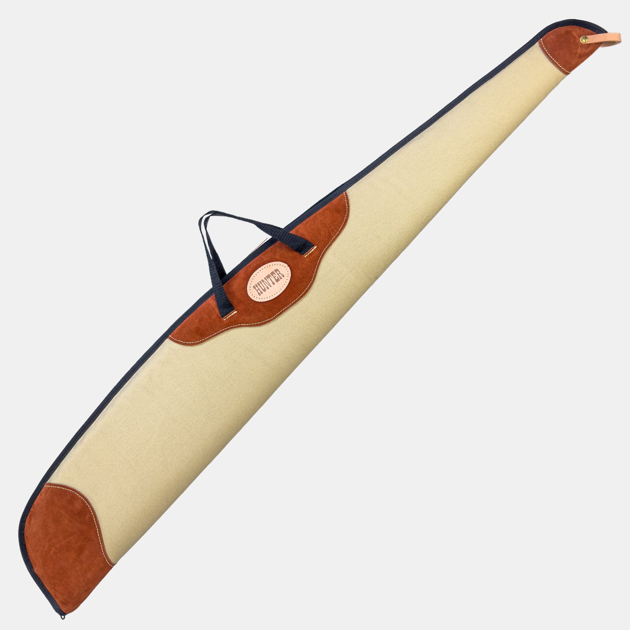 Hunter Suede & Canvas Long Gun Case - Image 5