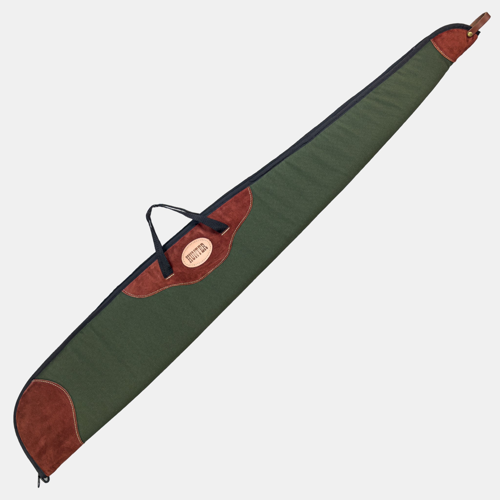 Hunter Suede & Canvas Long Gun Case - Image 9